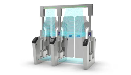 The FEnX Fare Gate showcasing its passenger safety and accessibility capabilities