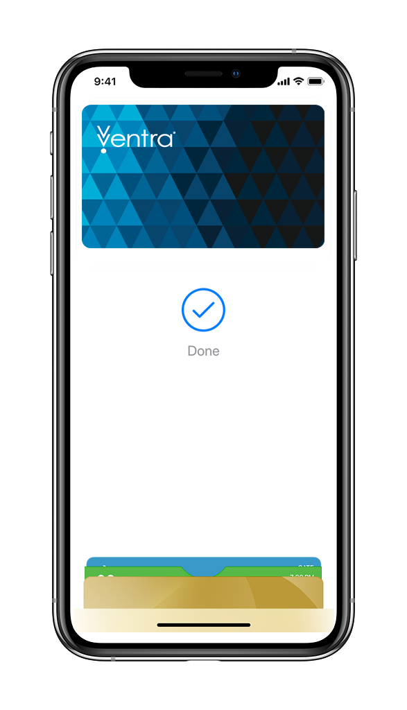 Cubic Apple Pay Ventra Card