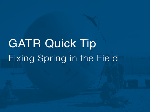 Cubic GATR Quick Tip Fixing Spring in the Field