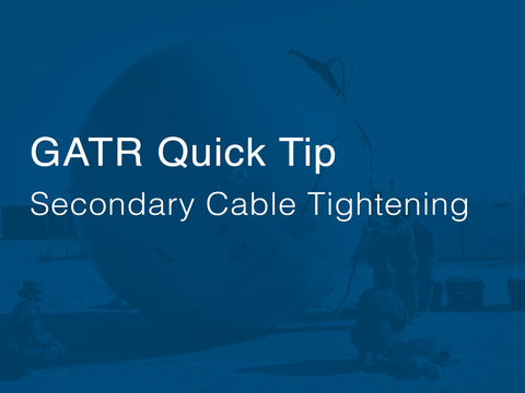 Cubic GATR Quick Tip Secondary Cable Tightening