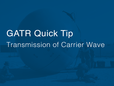 Cubic GATR Quick Tip Transmission of Carrier Wave