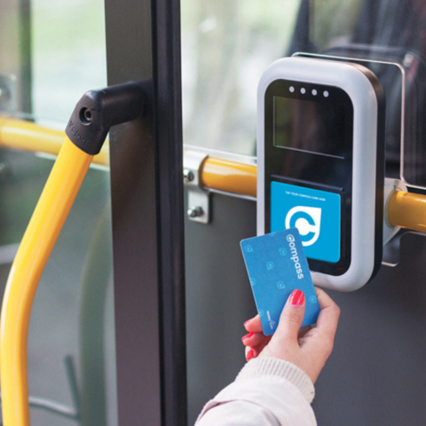 Cubic in Metro Vancouver with TransLink and Compass Card for PNE